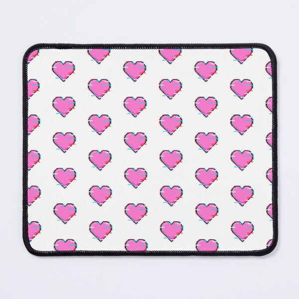 Item preview, Glitch Pixel Heart (White background) designed and sold by S4V4NDR0iD.