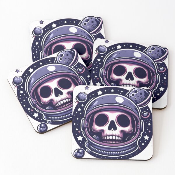 Item preview, Space Man Astronaut skull designed and sold by StickyGuys.