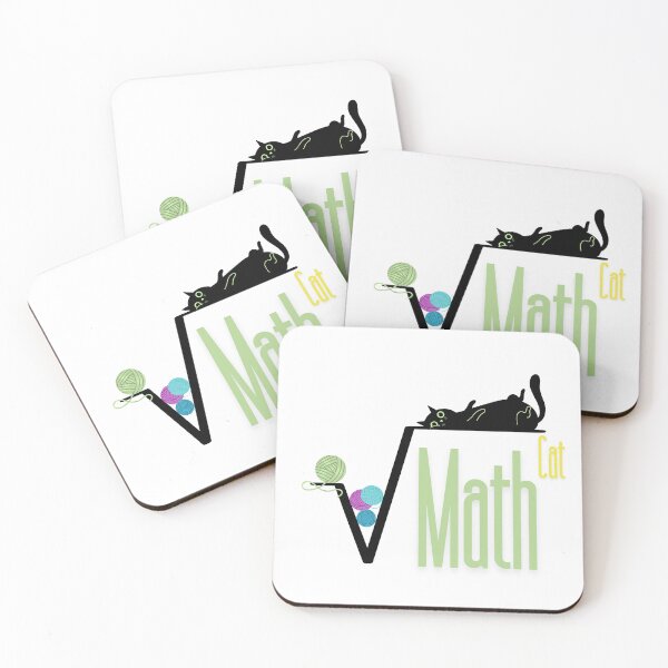 Item preview, Cat and math, cute kitty square root designed and sold by Merch-Kitsune.
