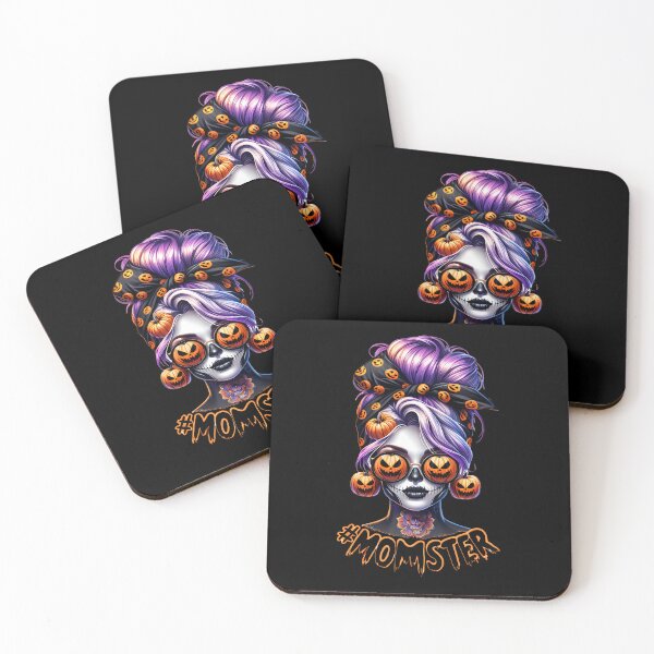 Artikelvorschau, Momster Lustiger Mama Halloween Totenkopf entworfen und verkauft von Tshirtart.