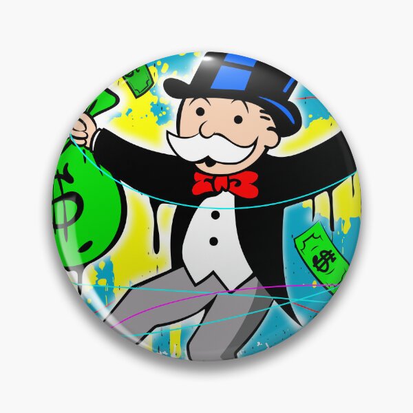 Item preview, Dance of Wealth - Monopoly Man in Money Rain designed and sold by DonVivaldo.