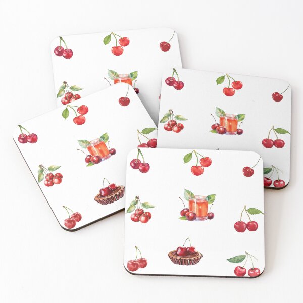 Item preview, Watercolor Cherry Fruit Collection designed and sold by silviaol.