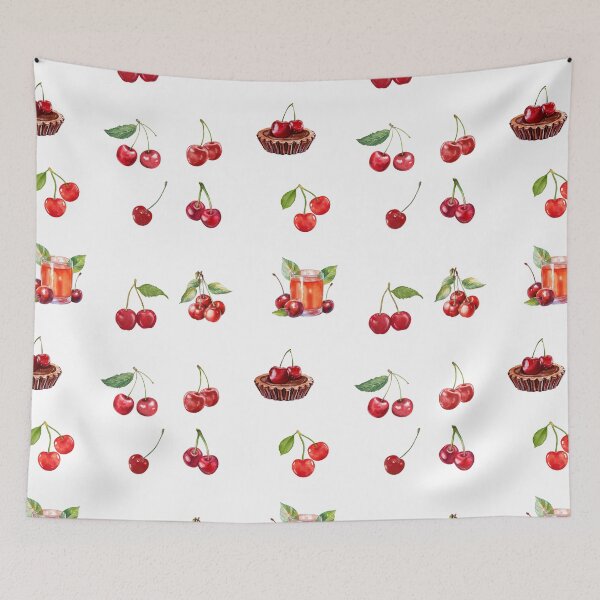 Item preview, Watercolor Cherry Fruit Collection designed and sold by silviaol.