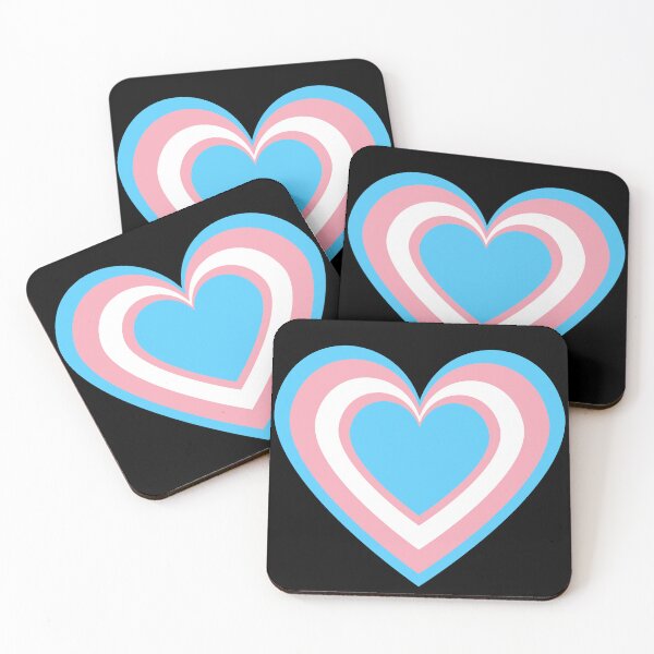 Item preview, Transgender Flag Heart designed and sold by CertifiedRodent.