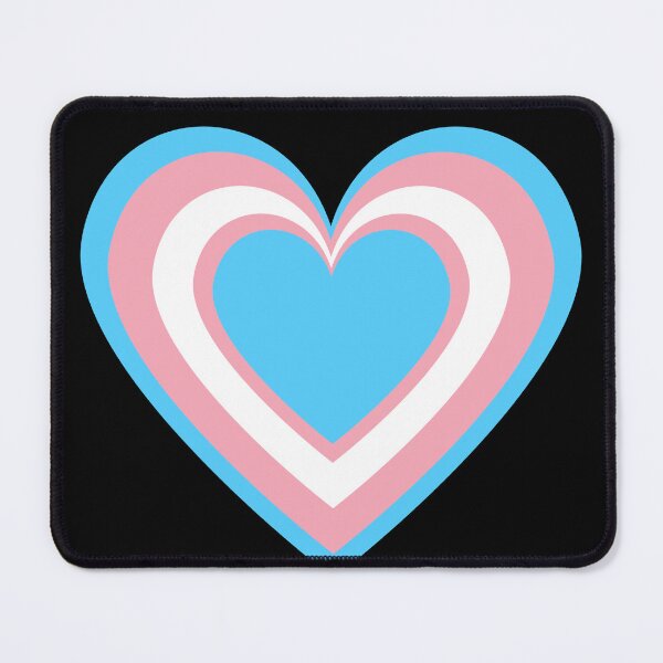 Item preview, Transgender Flag Heart designed and sold by CertifiedRodent.
