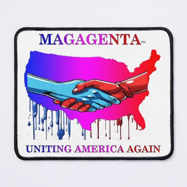 Item preview, Copy of Magagenta Uniting America Again Shaking Hands Across America designed and sold by SmartHoomans.