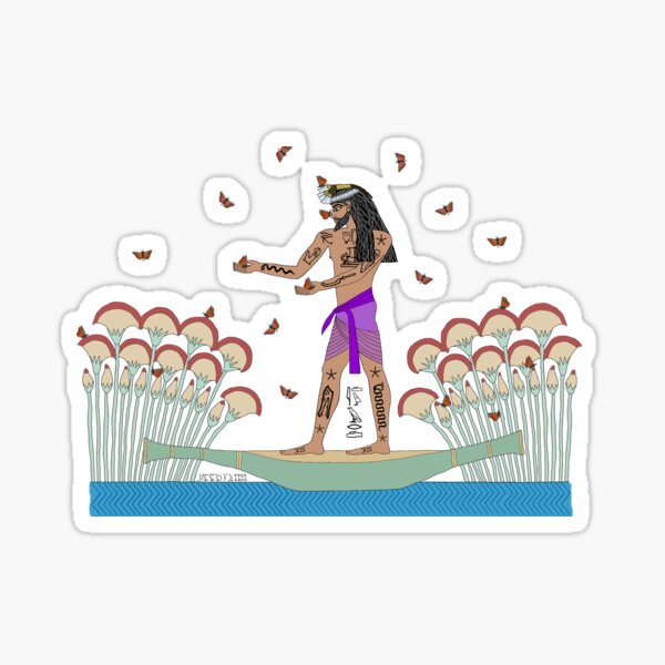 Egyptian Gentlebeard - Butterfly Princess Ed Sticker