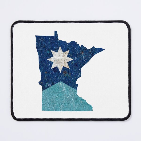 Item preview, Minnesota State Flag in Textures designed and sold by Maren Misner.