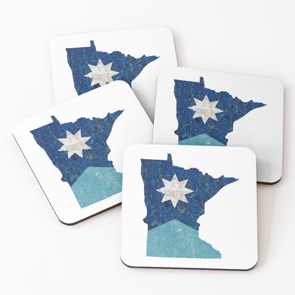 Item preview, Minnesota State Flag in Textures designed and sold by Maren Misner.