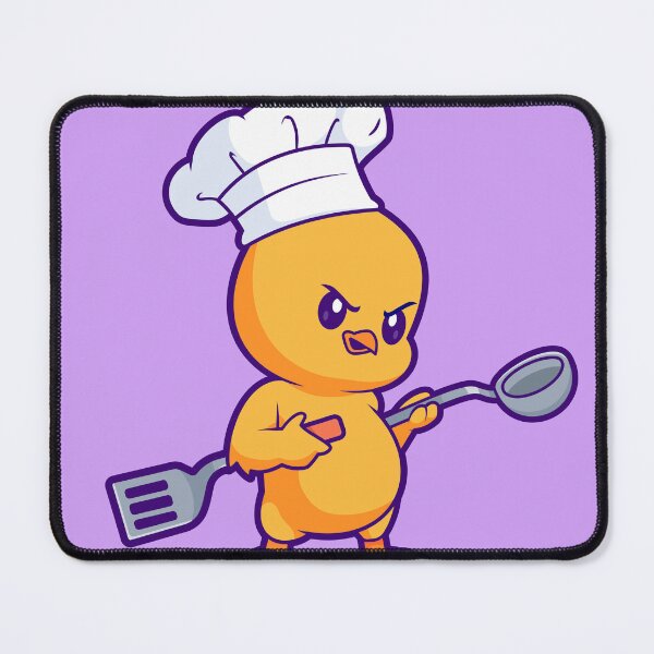 Item preview, Cute Chicken Chef Holding Spatula and Ladle Cartoon Vector Icon Illustration designed and sold by hjian8219.