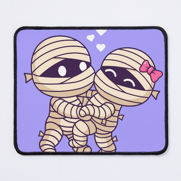 Item preview, Cute Mummy Couple Dance Cartoon Vector Icon Illustration designed and sold by hjian8219.