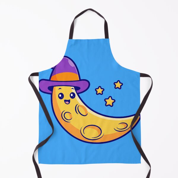Item preview, Cute Witch Moon Cartoon Vector Icon Illustration designed and sold by hjian8219.