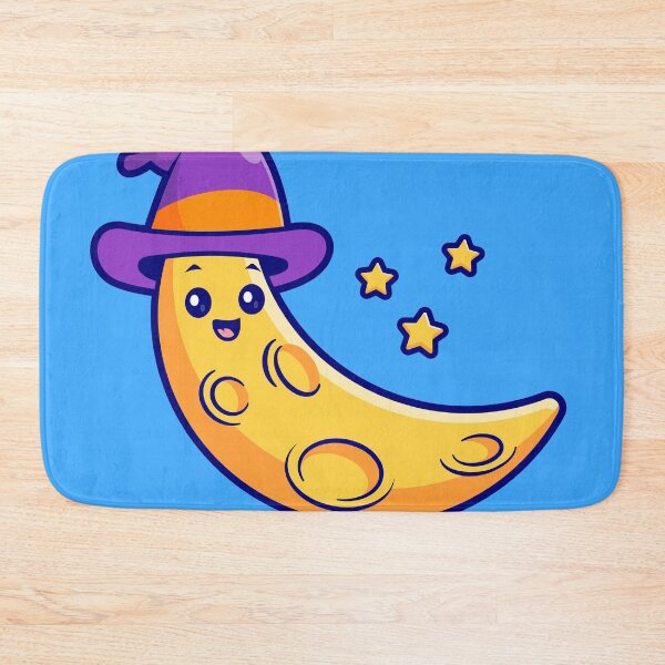 Item preview, Cute Witch Moon Cartoon Vector Icon Illustration designed and sold by hjian8219.