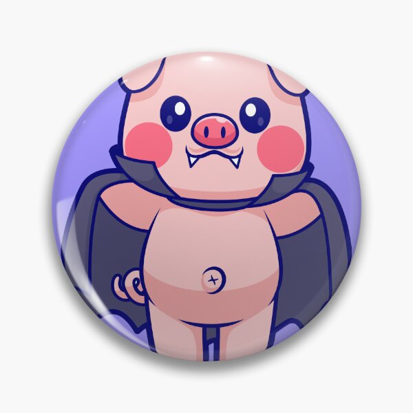 Item preview, Cute Pig Dracula Vampire Cartoon Vector Icon Illustration designed and sold by hjian8219.
