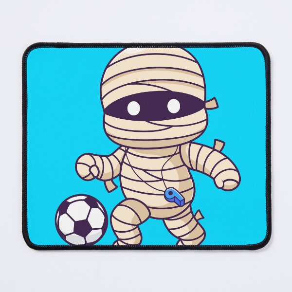 Item preview, Cute Mummy Playing Soccer Ball Cartoon Vector Icon Illustration designed and sold by hjian8219.