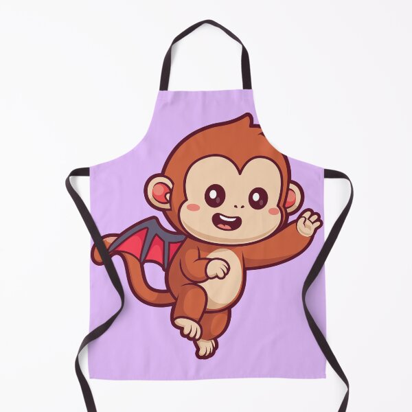 Item preview, Cute Monkey Bat Halloween Cartoon Vector Icon Illustration designed and sold by hjian8219.