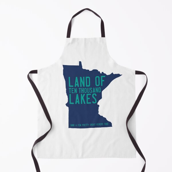 Item preview, Minnesota Land of Ten Thousand Lakes in Blue designed and sold by Maren Misner.