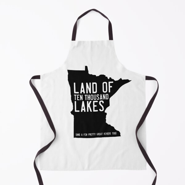 Item preview, Minnesota Land of Ten Thousand Lakes in Black designed and sold by Maren Misner.