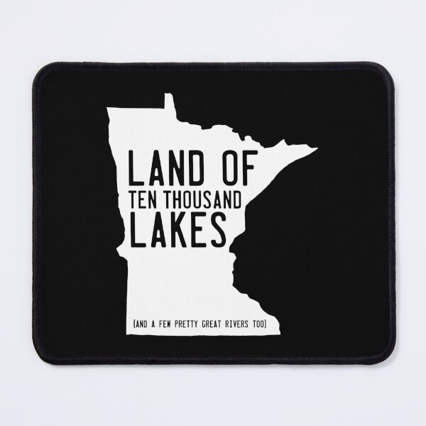 Item preview, Minnesota Land of Ten Thousand Lakes in White designed and sold by Maren Misner.