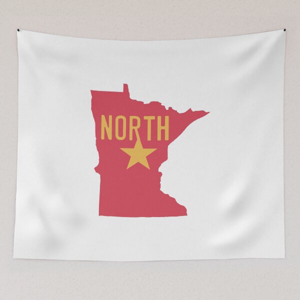Item preview, Minnesota North Star in Red designed and sold by Maren Misner.