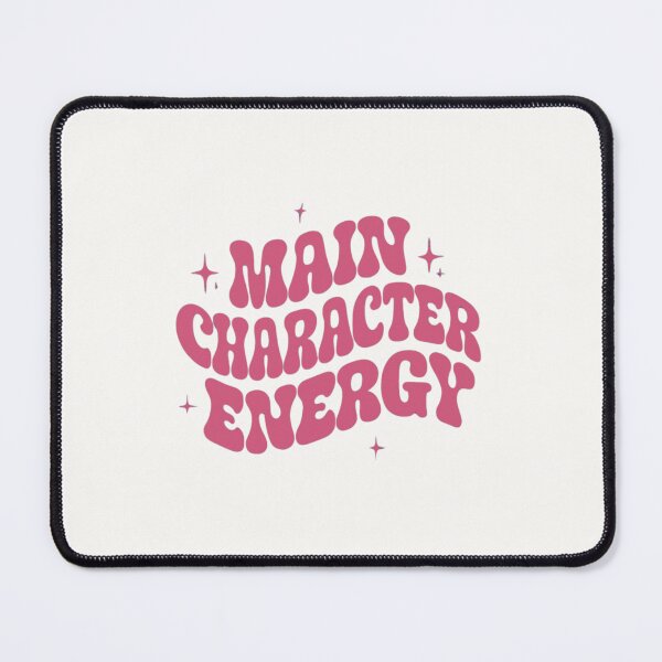Artikelvorschau, main character energy entworfen und verkauft von Acreatess.