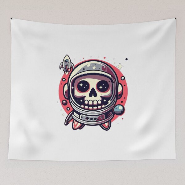 Item preview, Stargazer Astronaut Skull designed and sold by StickyGuys.