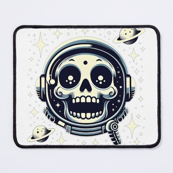 Item preview, Happy Galactic Astronaut Skull designed and sold by StickyGuys.