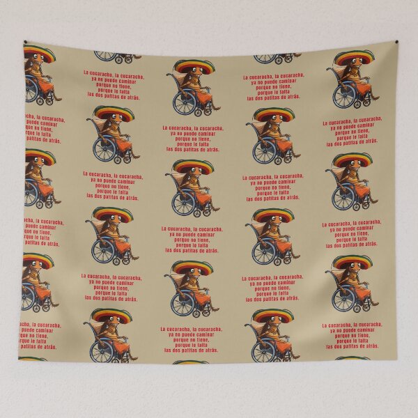 Item preview, LA Cucaracha funny traditional Mexican design designed and sold by La Loca.