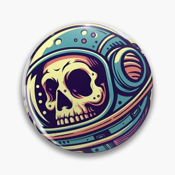 Item preview, Ringed Astronaut Skull designed and sold by StickyGuys.