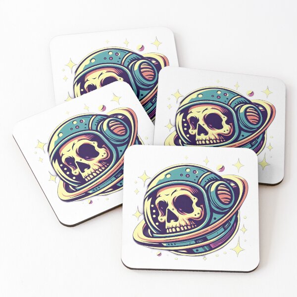 Item preview, Ringed Astronaut Skull designed and sold by StickyGuys.