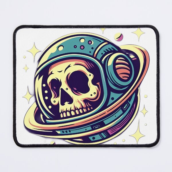 Item preview, Ringed Astronaut Skull designed and sold by StickyGuys.
