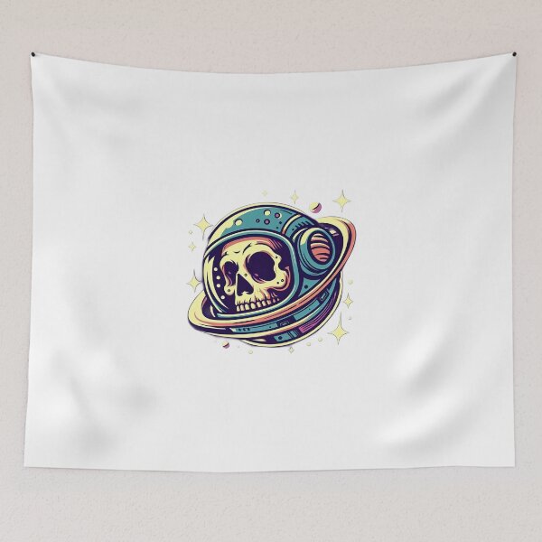 Item preview, Ringed Astronaut Skull designed and sold by StickyGuys.