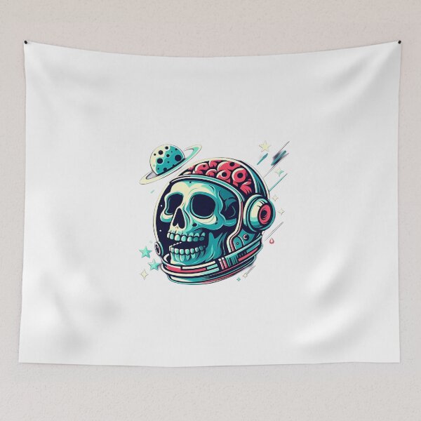 Item preview, Brained Astronaut Galactic Skull designed and sold by StickyGuys.