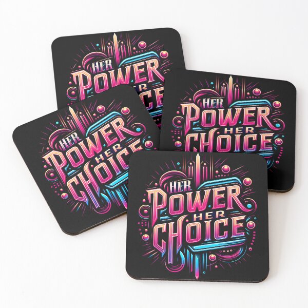 Item preview, Her Power Her Choice, typography designed and sold by maxmaj.