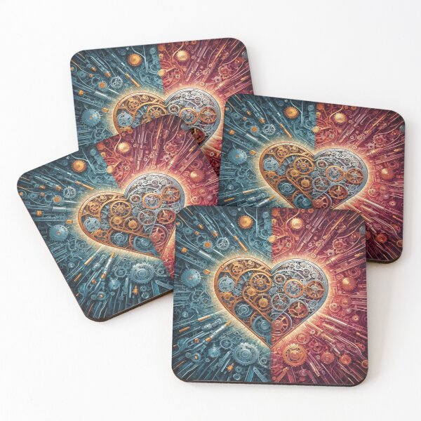 Item preview, Intricate Heart Mechanics designed and sold by ZenOfAIarts.