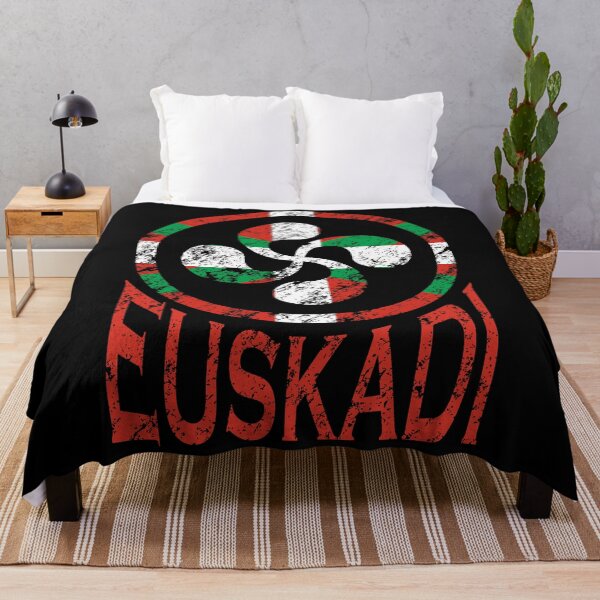 Item preview, Stela of the Basque Country with flag of Euskadi and letters designed and sold by Tshirtspain.