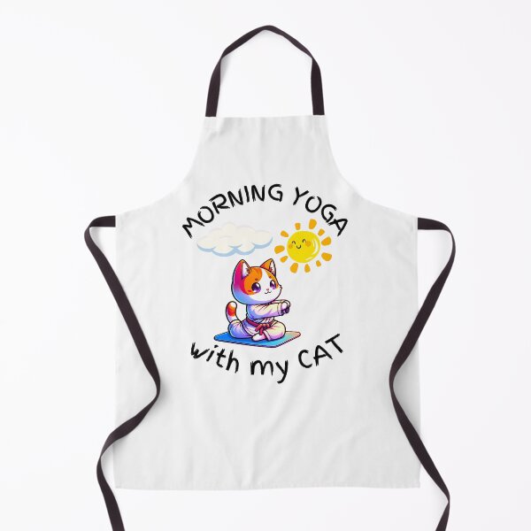 Item preview, Morning Yoga With My Cat designed and sold by DivineMovement.