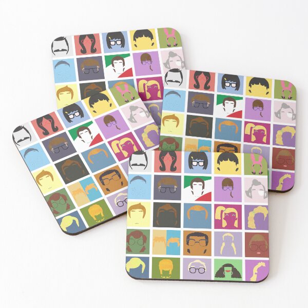 Artikelvorschau, Bobs Burgers Charaktere entworfen und verkauft von HazeBeanDesigns.