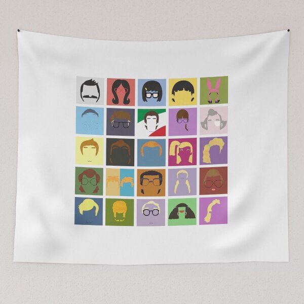 Item preview, Bobs Burgers Characters  designed and sold by HazeBeanDesigns.