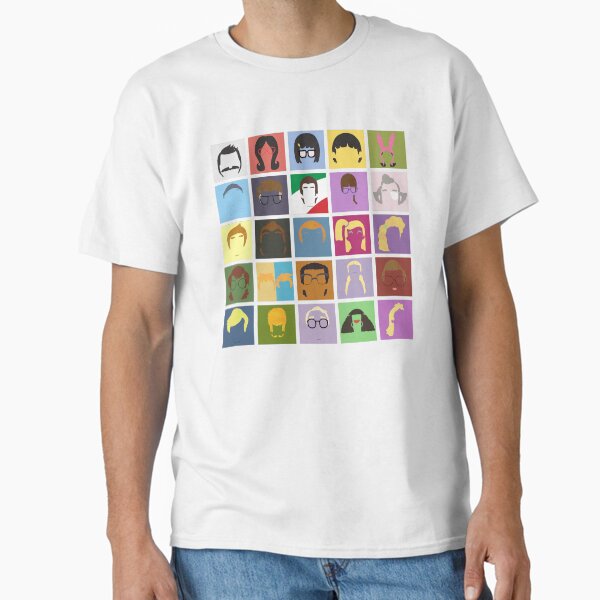 Artikel-Vorschau von Bobs Burgers Charaktere, designt und verkauft von HazeBeanDesigns.