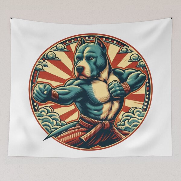 Item preview, Pit Bull Karate Master designed and sold by silklotus.
