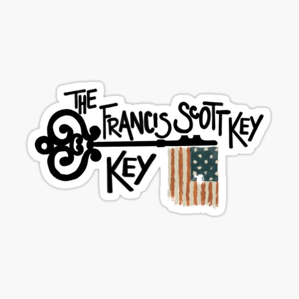 The West Wing Francis Scott Key Key Sticker