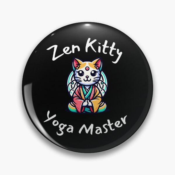 Item preview, Yoga Master Cat designed and sold by DivineMovement.
