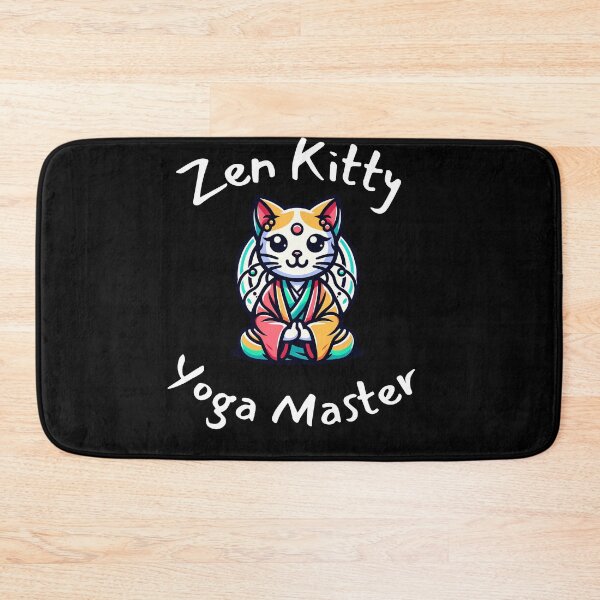 Item preview, Yoga Master Cat designed and sold by DivineMovement.