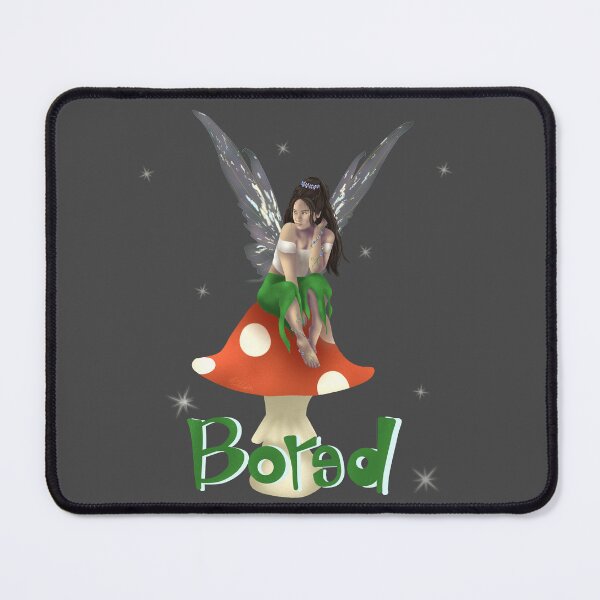 Item preview, Bored Fairy Sitting on Mushroom designed and sold by Mythic Meraki .