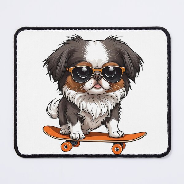 Item preview, Japanese Chin Dog Skateboarding designed and sold by TheAnimalZ00.