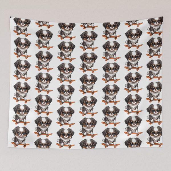 Item preview, Japanese Chin Dog Skateboarding designed and sold by TheAnimalZ00.