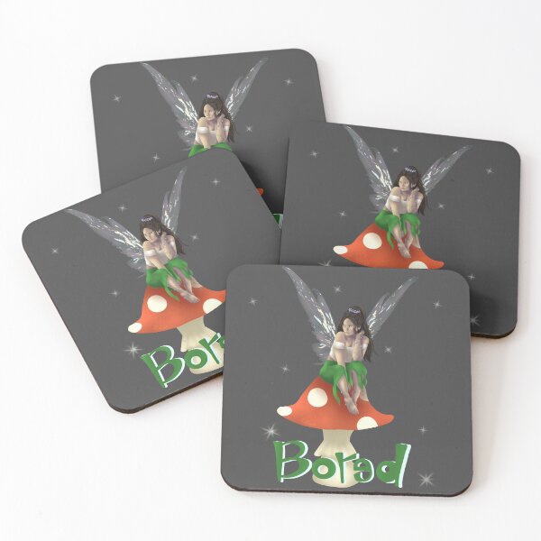 Item preview, Bored Fairy Sitting on Mushroom designed and sold by Mythic Meraki .