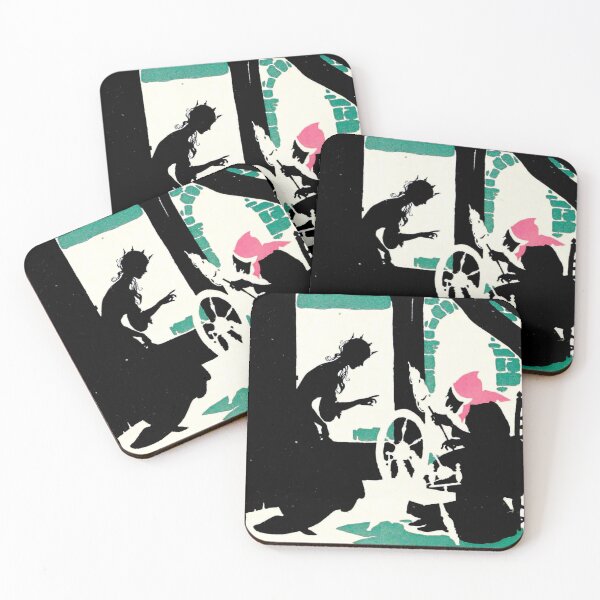 Item preview, The Princess and the Spinning Wheel - Sleeping Beauty - Arthur Rackham designed and sold by forgottenbeauty.