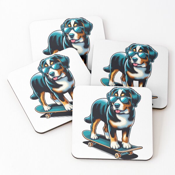 Item preview, Appenzeller Sennenhund Dog Skateboarding designed and sold by TheAnimalZ00.